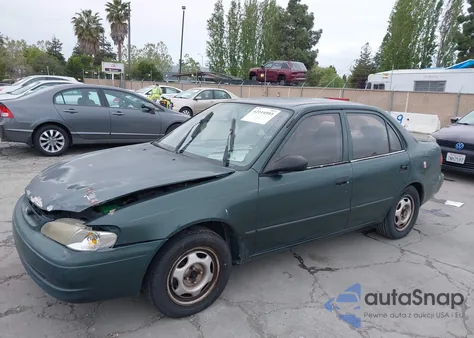 2000 Toyota Corolla Ve z USA, uszkodzony, nr VIN 1NXBR12E7YZ309171